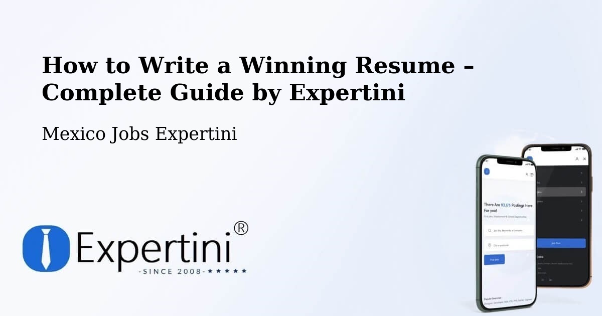 Resume Writing Guide for Job Seekers – Tulcingo De Valle - Tulcingo De Valle, Mexico Jobs Expertini